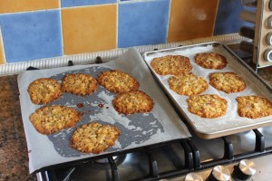 Florentines, post baking, oh yes they really do spread... 